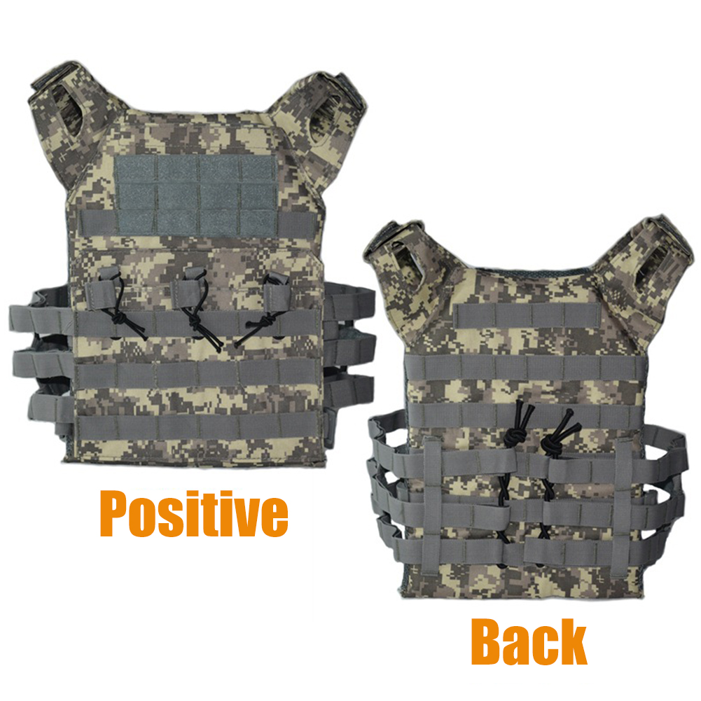 Hunting Outdoor Game - Chaleco Táctico Militar Ligero, Impermeable, JPC