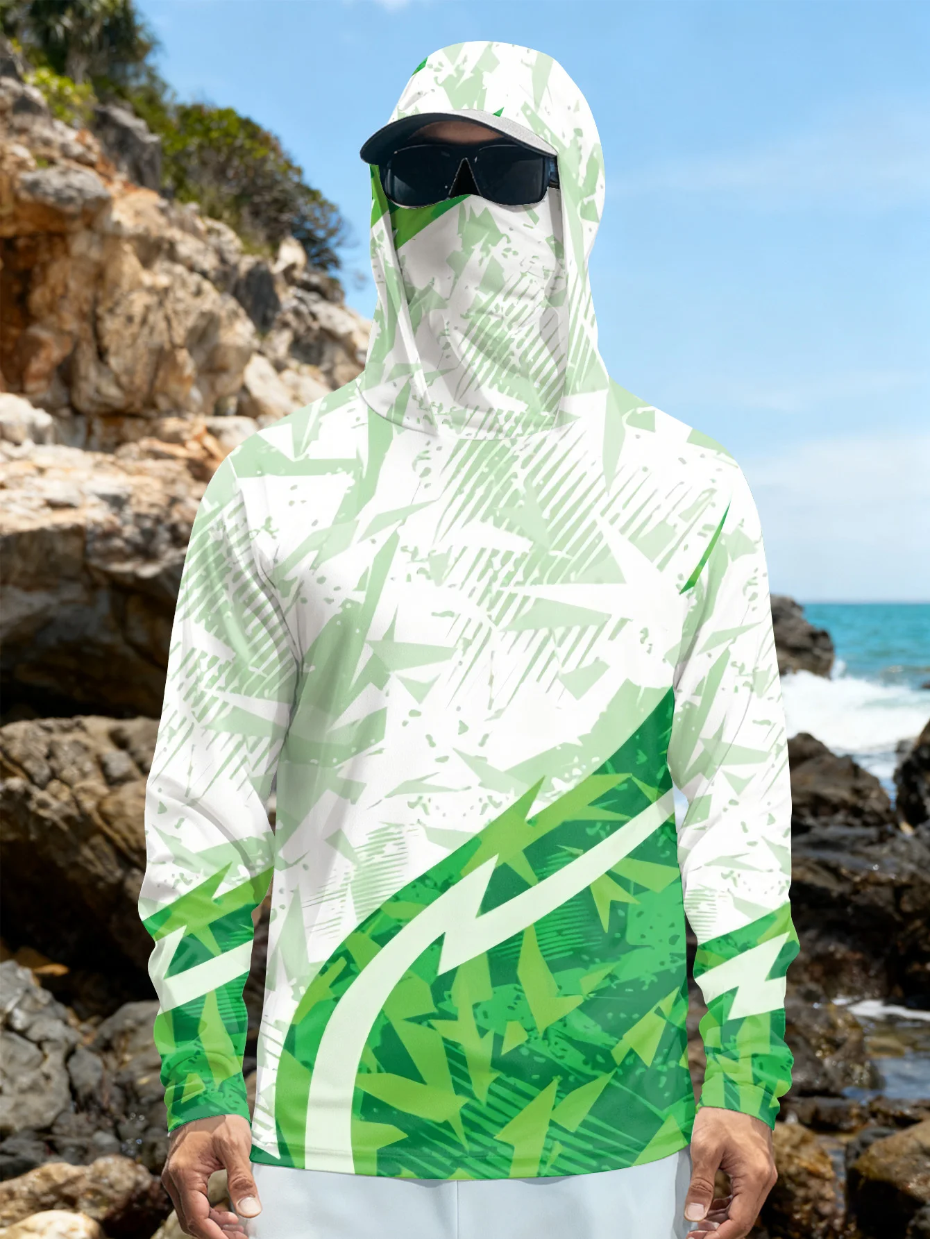 Outdoor Hunting Prints - Camisa de pesca para hombre con