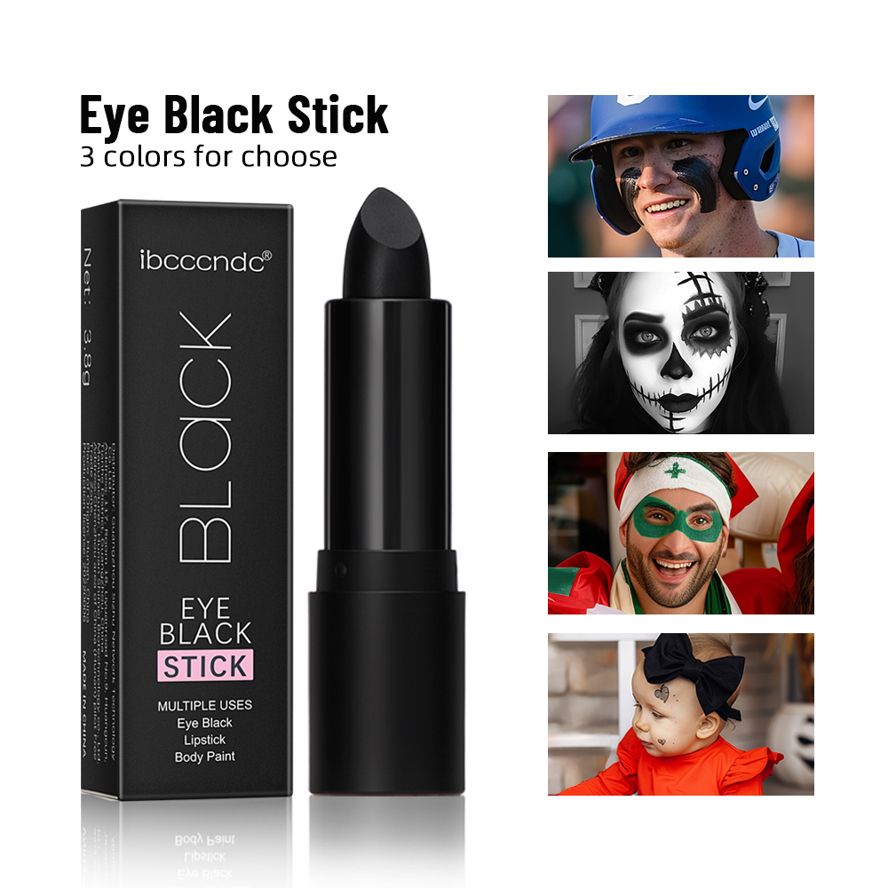 Camo Face Paint - Palo negro para ojos para fútbol/béisbol/Softbol