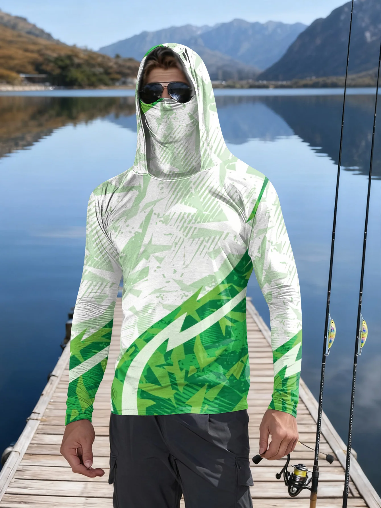Camisa de pesca para hombre co - Outdoor Hunting Prints reseña y precio