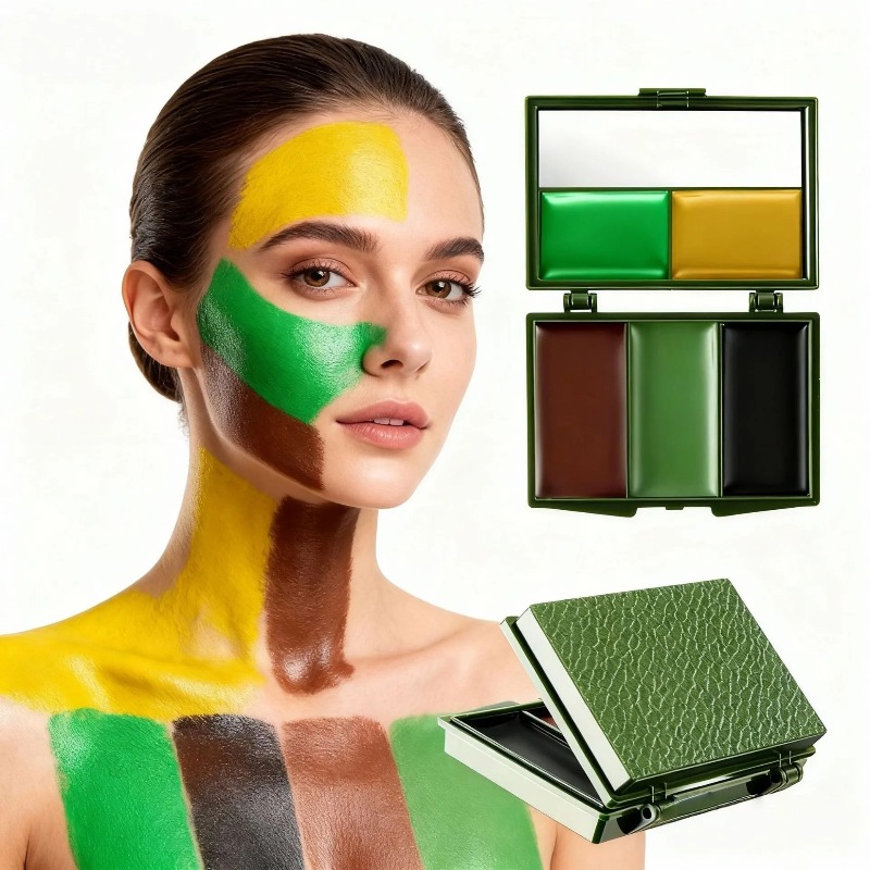 Pintura Facial de Camuflaje en - Camo Face Paint reseña y precio