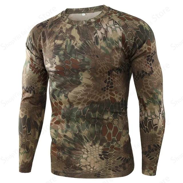 Camiseta de manga larga con es - Outdoor Hunting Prints reseña y precio