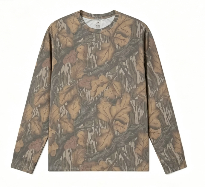 Camiseta de manga larga con es - Outdoor Hunting Prints reseña y precio